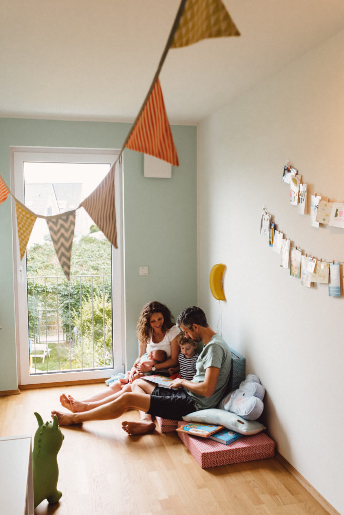 Familienfotografie Düsseldorf Homestory Shooting